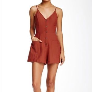Lush Linen Button Down Romper